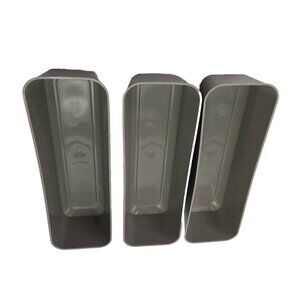 Target Brand Lot of 3 Long Storage Trays Gray New 72d